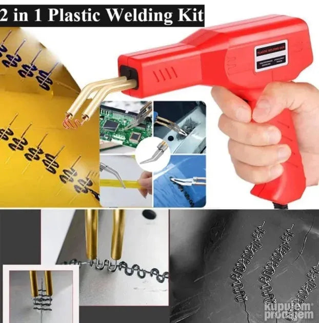 Lemilica za varenje plastike 80 W sa 4 vrste žica