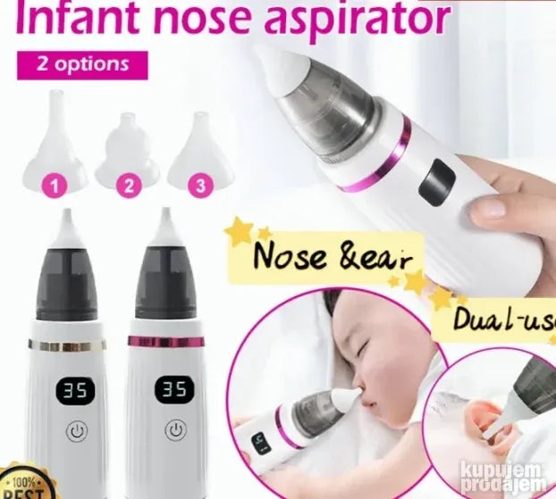Električni nazalni aspirator za bebe sa 5 brzina