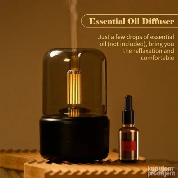 Retro difuzer i lampa sa efektom plamena, 120 ml