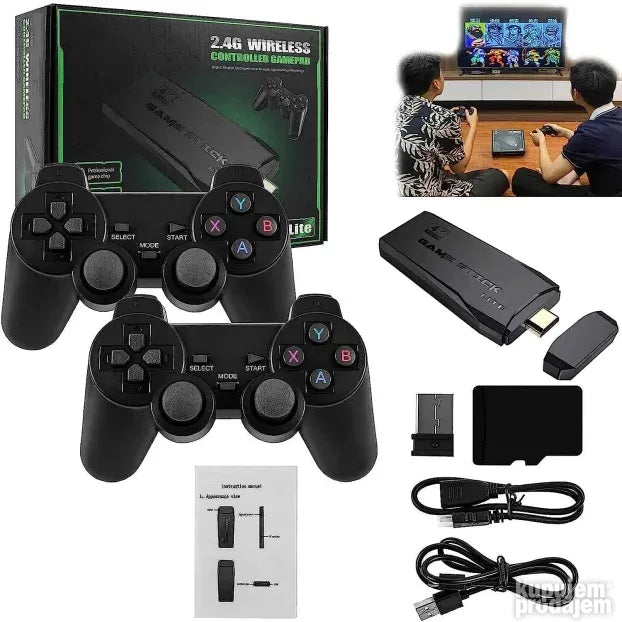 Retro konzola Game Stick M8, HDMI i 128 GB