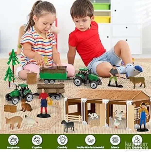 Set farma sa životinjama, 94 dela za igru