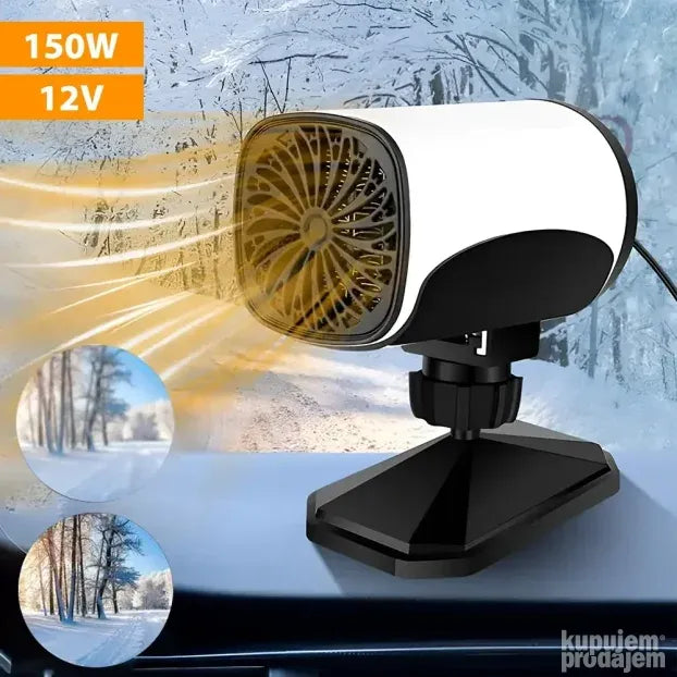 Auto grejalica 2u1 za šoferšajbnu, 12 V
