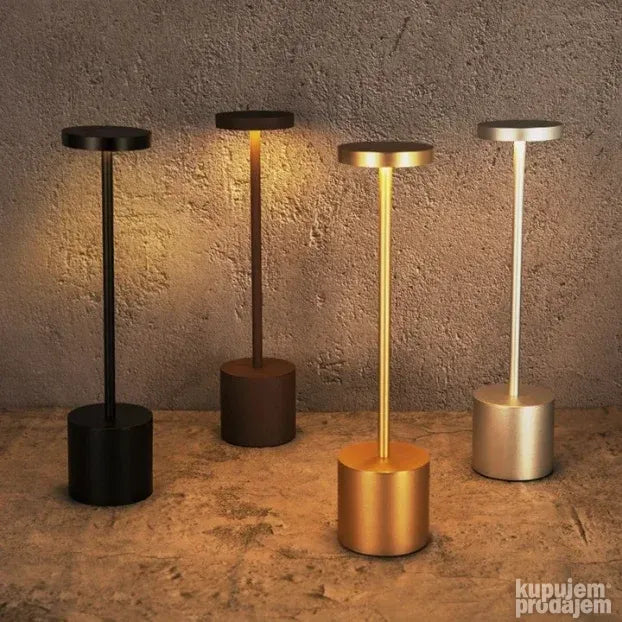 Bežična punjiva stona lampa 5000 mAh, tri boje svetla
