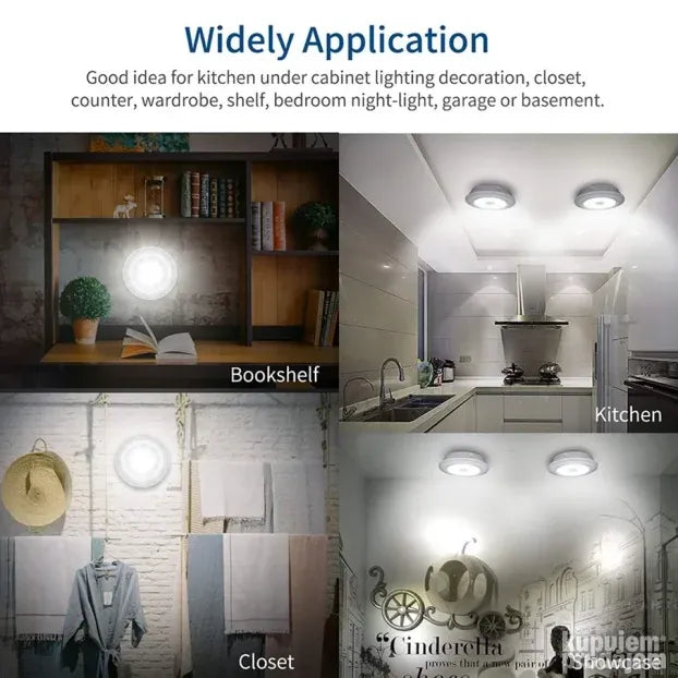 LED lampe CiaoBosi T-9728 sa daljinskim, 3 komada