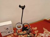 Mini ring lampa sa štipaljkom za telefon – crna