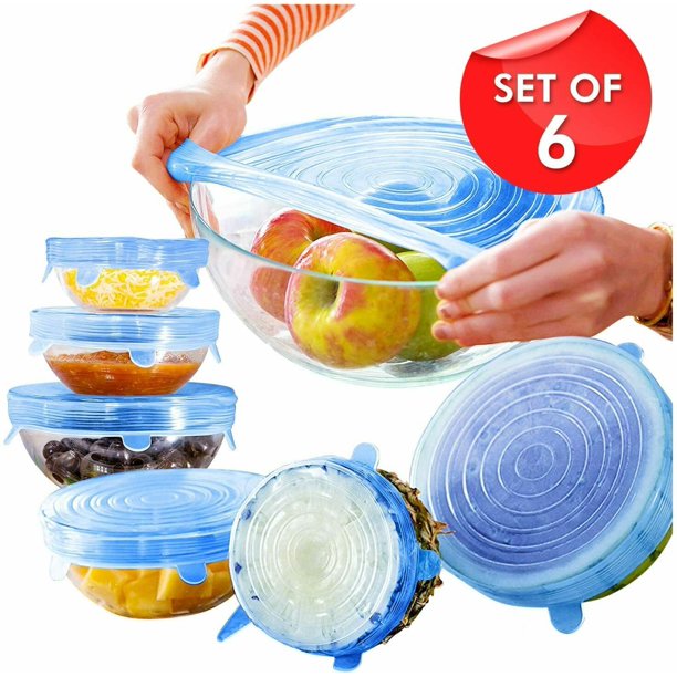 Silikonski poklopci set 6 kom — od 6,5 do 27,5 cm - slika 1