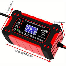 Inteligentni punjač akumulatora 12V 6A sa LCD displejom – slika 3