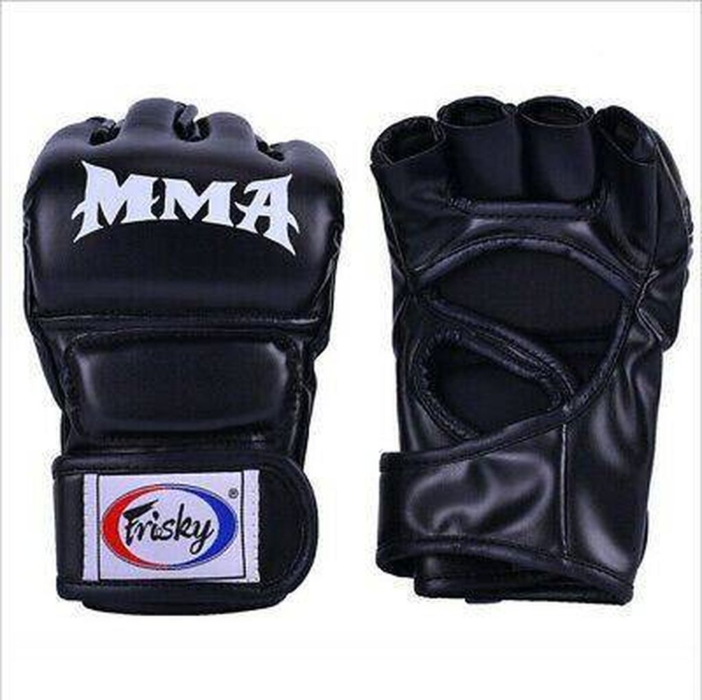 MMA rukavice od eko kože sa otvorenim prstima