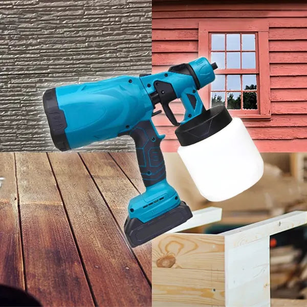 Akumulatorski pištolj za farbanje sa dve baterije – slika 4