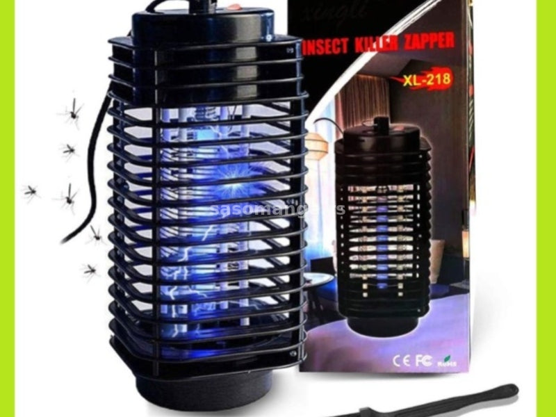 Lampa fenjer protiv insekata sa zaštitnim kavezom - slika 2
