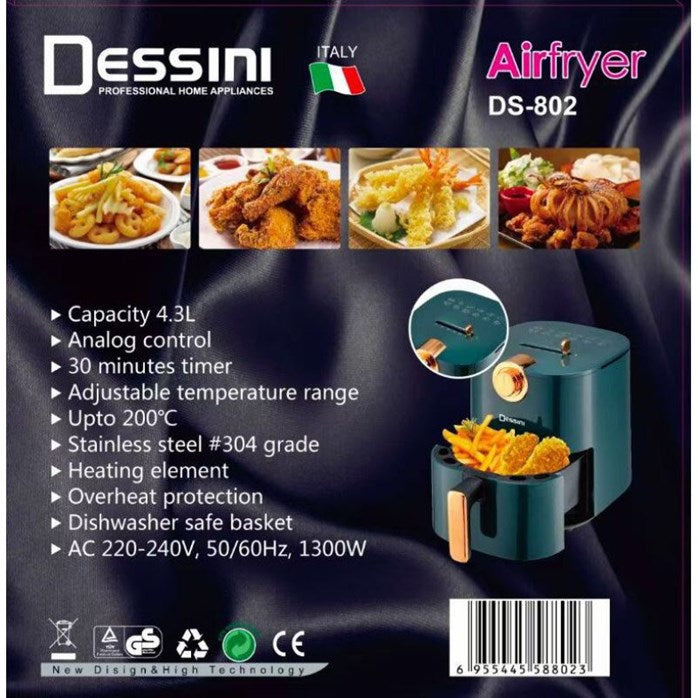 Dessini Air Fryer 4,3 L sa digitalnim panelom - slika 2