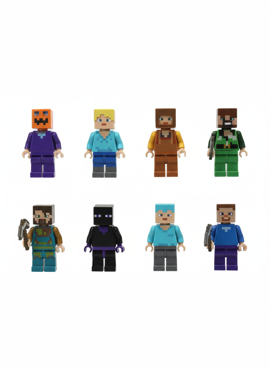 Set Figurica MY WORLD 12 komada - Blok Igracke Kolekcija