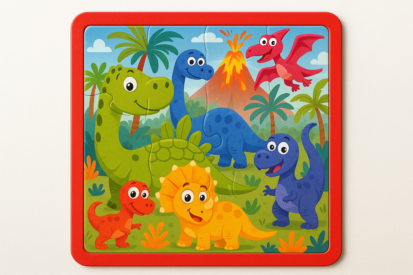 Slagalica dinosaurusi 16 delova – 1+1 gratis, uzrast 3+