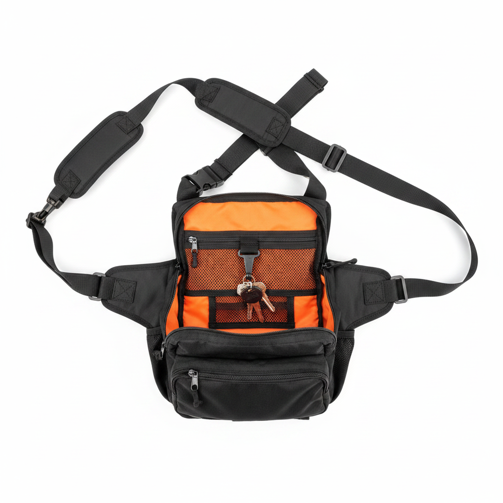 Taktička shoulder holster torba na beloj pozadini