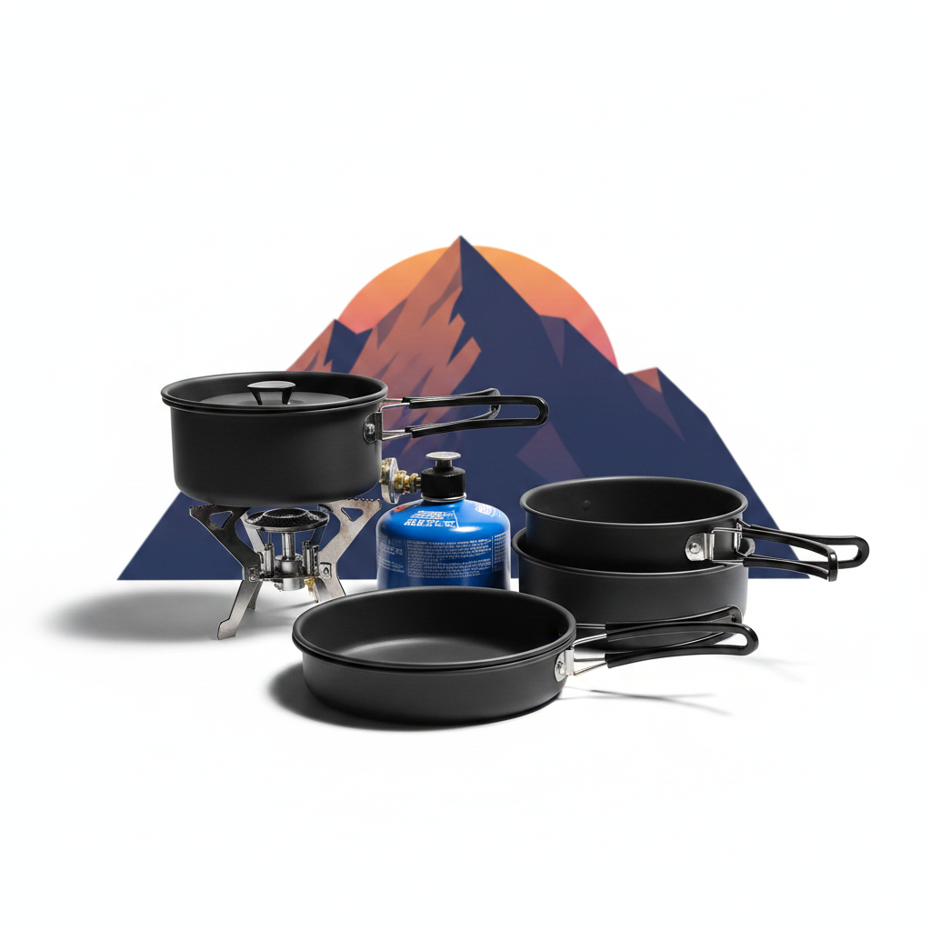 DS-101 outdoor cooking set - prodajna slika za Facebook