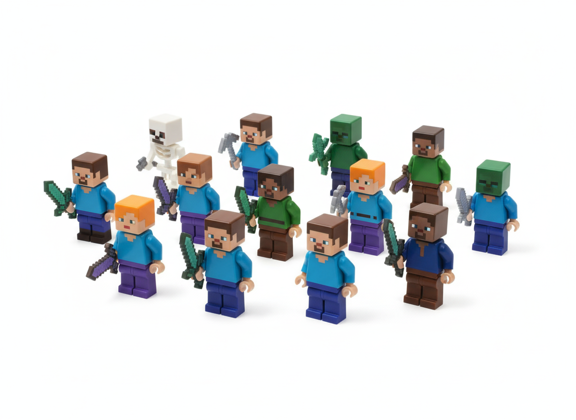 Set Figurica MY WORLD 24 komada - Blok Igracke za Decu