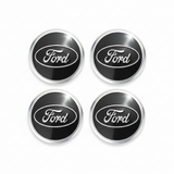 Ford Auto Nalepnice - Metal Series 4kom 56mm Nalepnice za Čepove Felni