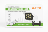 KL-2178T Solarna Lampa za Nadzor - 77 SMD LED sa Senzorom Pokreta i Daljinskim