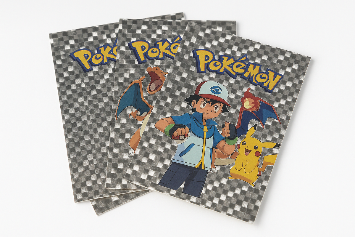 Pokemon Holografske Karte sa Šahovski Uzorkom - Jedinstvena Kolekcija