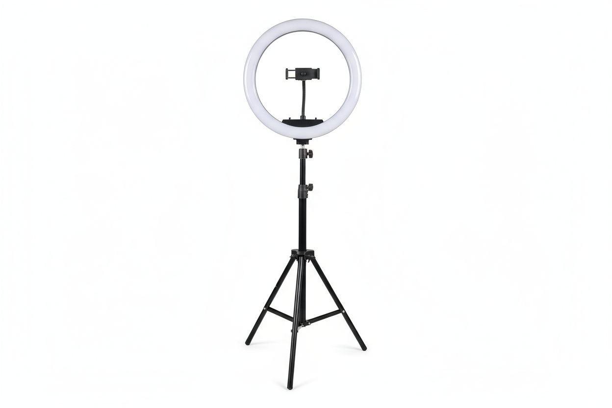 Ring Light prečnika 26 cm sa stativom i držačem za telefon