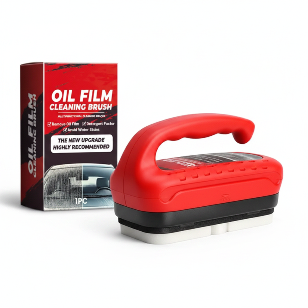 Oil Film Cleaning Brush - prikaz detalja četke i jastučića