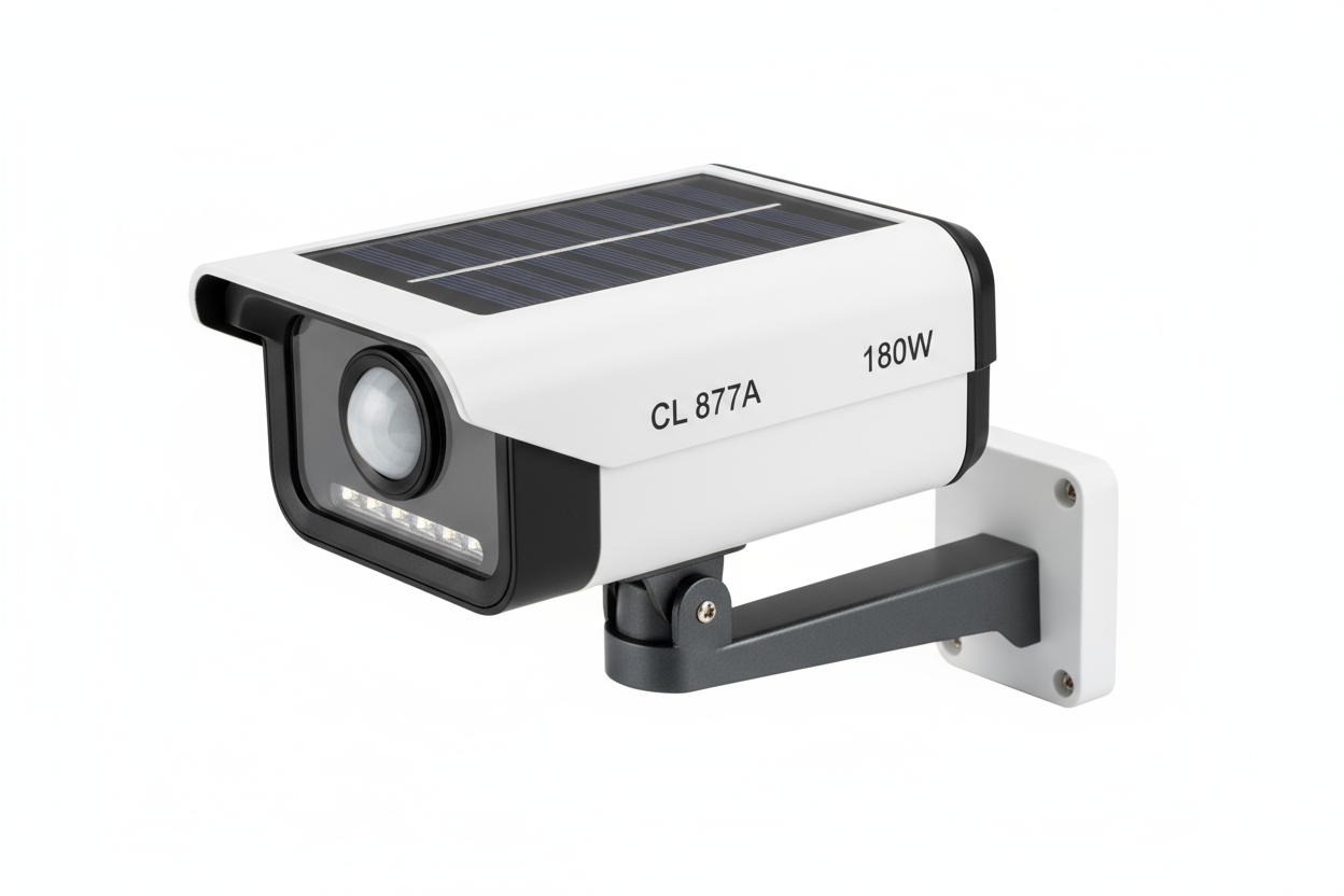 Solarna lampa u obliku nadzorne kamere, model CL 877A