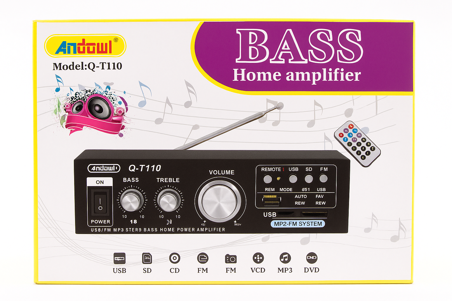 Anduul Q-T110 Bass Pojačalo - originalno pakovanje
