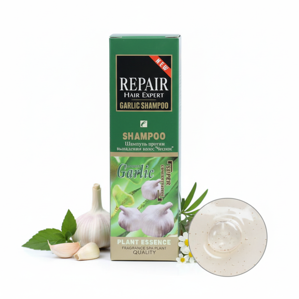 Šampon sa Belim Lukom | Repair Hair Expert | Oporavak Kose | Anti-Opadanje 1+1 gratis