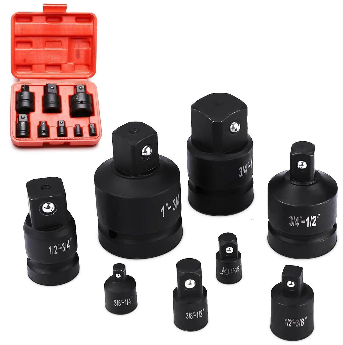 Set reduktora za gedore 8 komada od 1/4 do 1 cola
