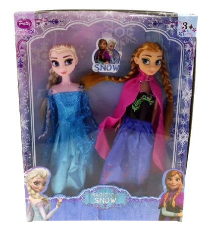 Set od dve lutke princeze u balskim haljinama – 29 cm