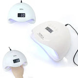 UV LED lampa za nokte SUN 48 W sa senzorom i LCD displejom