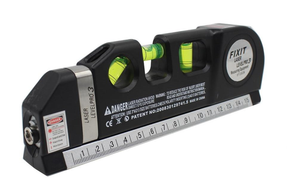 Laserska libela 4 u 1 — sa lenjirom i metrom od 1,5 m - slika 7