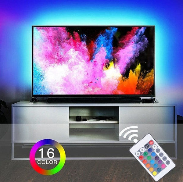 RGB LED traka za pozadinu televizora sa daljinskim, USB