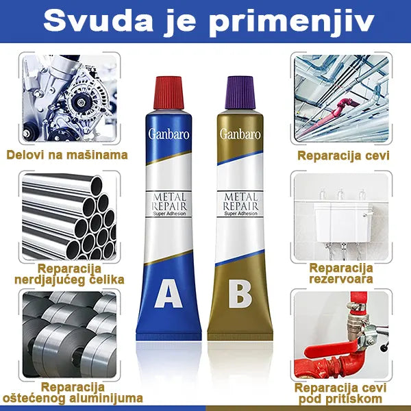 Dvokomponentni lepak za metal – za manje popravke