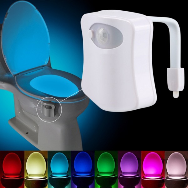 LED lampa za WC šolju — menja 8 boja - slika 3