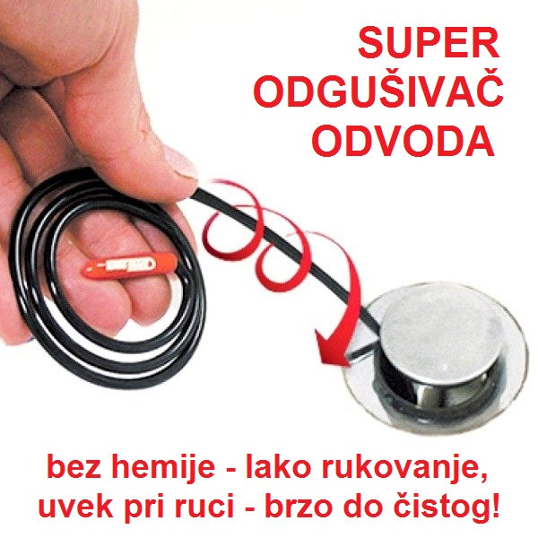 Komplet savitljivih sajli za odvodne cevi