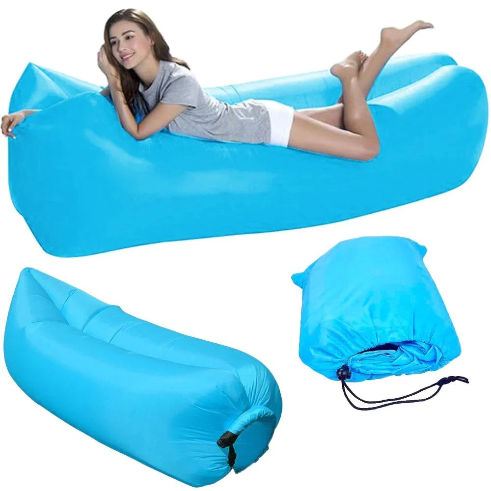 Vazdušna sofa koja se puni bez pumpe