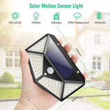 Solarni LED reflektor sa senzorom pokreta, 100 dioda i 3 režima