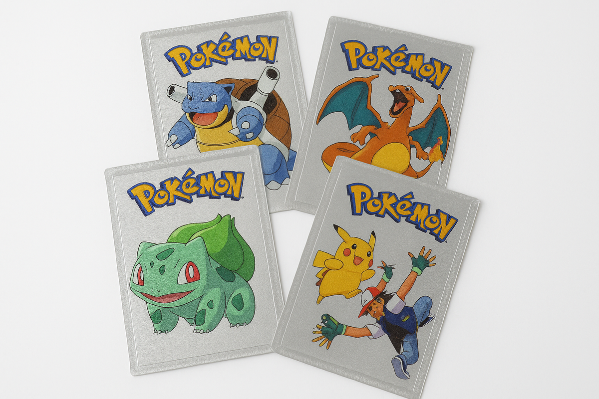 Pokemon Srebrne Holografske Karte - Elegantna Kolekcija Ash i Pikachu