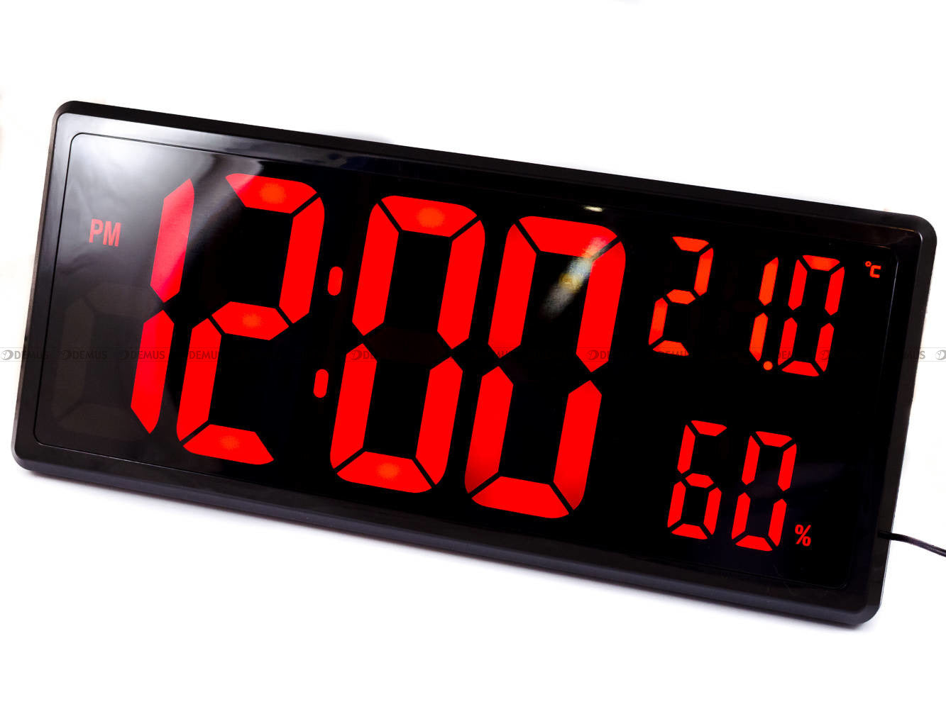 Digitalni LED zidni sat — čita se sa 10 metara - slika 3