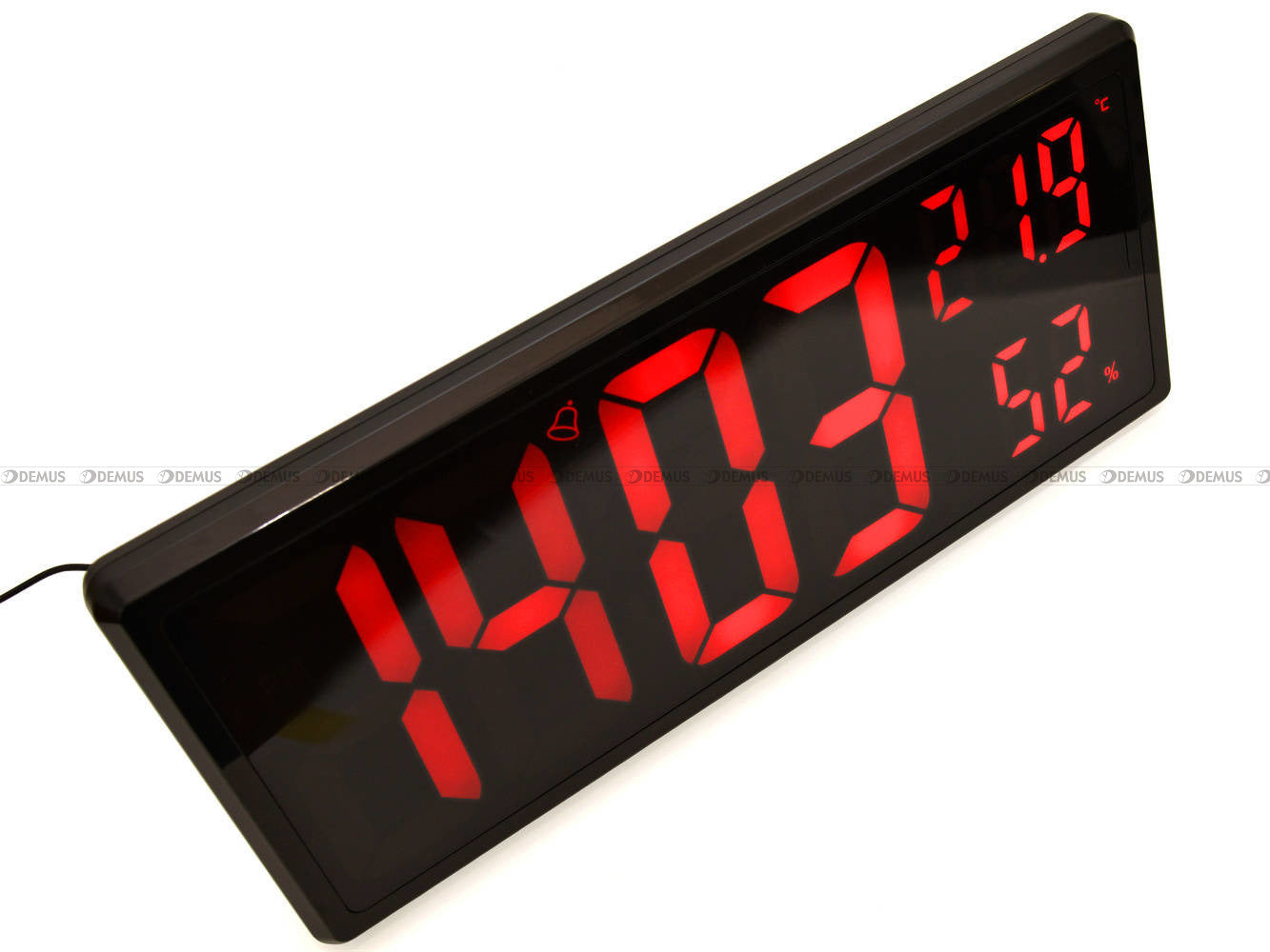 Digitalni LED zidni sat — čita se sa 10 metara - slika 2
