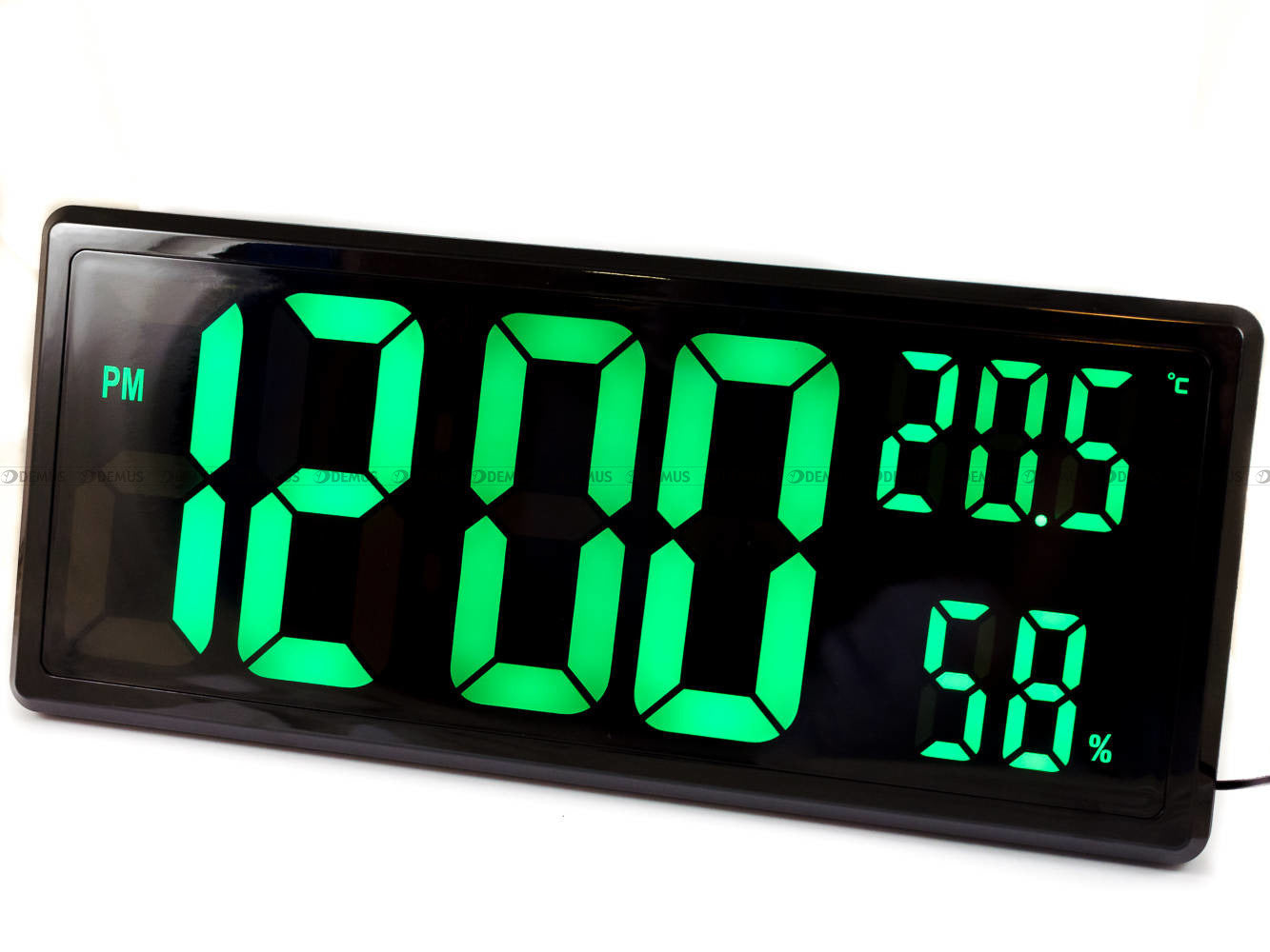 Digitalni LED zidni sat — čita se sa 10 metara - slika 1