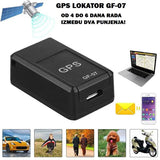 Mini GPS lokator GF-07 sa magnetom i praćenjem uživo