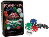 Set poker čipova u metalnoj kutiji