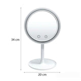 Ogledalo sa LED svetlom i ugrađenim ventilatorom
