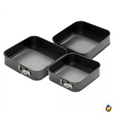 Kvadratna poslastica – set kalupa 22, 24 i 26 cm