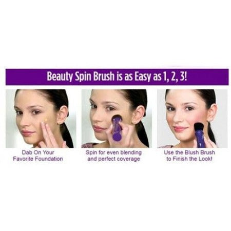 Beauty Spin četkice za rumenilo — sintetička vlakna - slika 2