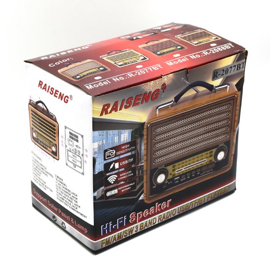 Retro radio R-2077BT sa Bluetooth-om, FM, AM i SW – slika 2