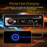 Crni auto audio uređaj sa daljinskim upravljanjem