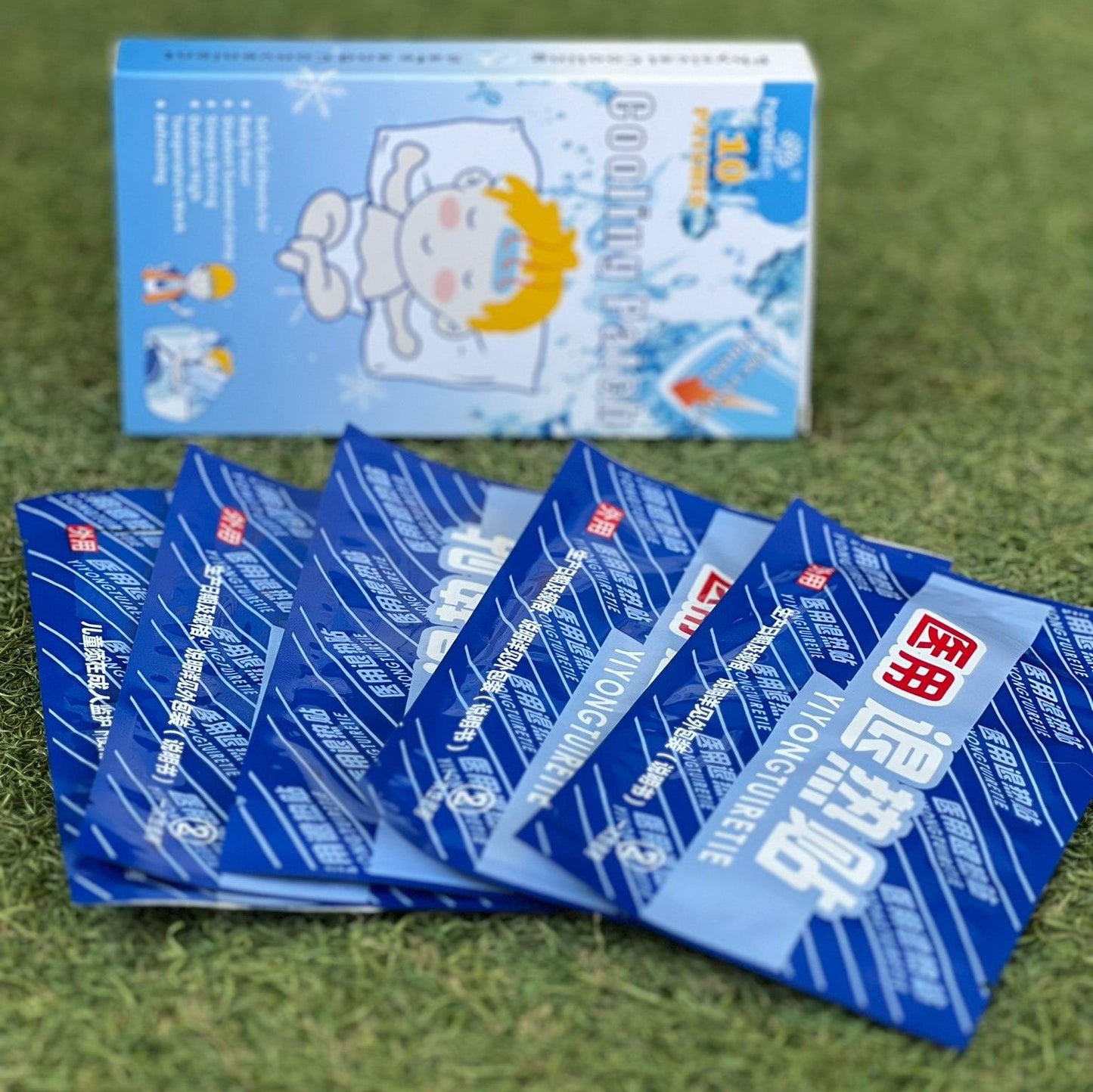 Rashladni gel flasteri za čelo – 10 komada – slika 2